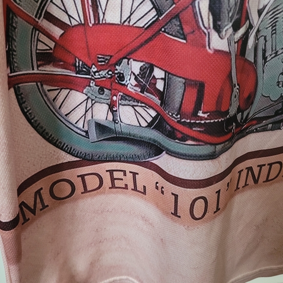 Indian Motorcycle Print T Shirt Mens Size M - Picture 2 of 7